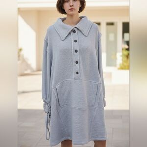 FP Movement by Free People Gray Sweater Poncho